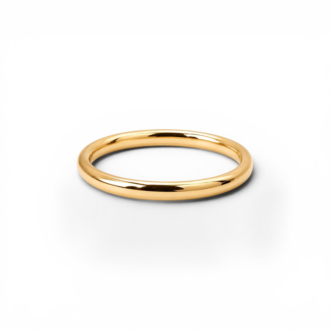 Bracelet jonc en acier inoxydable porté au poignet – Rélia Bijoux