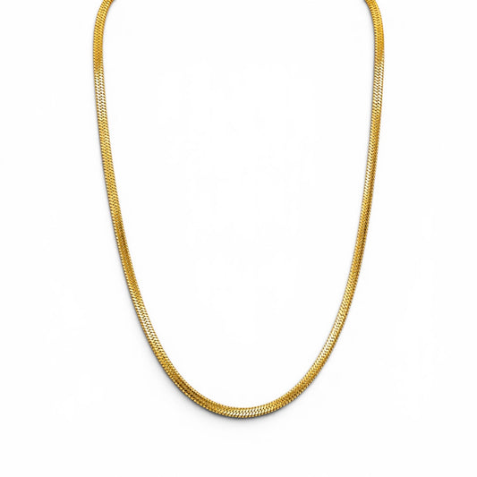 Collier en acier inoxydable doré qui ne noircit pas – Rélia Bijoux