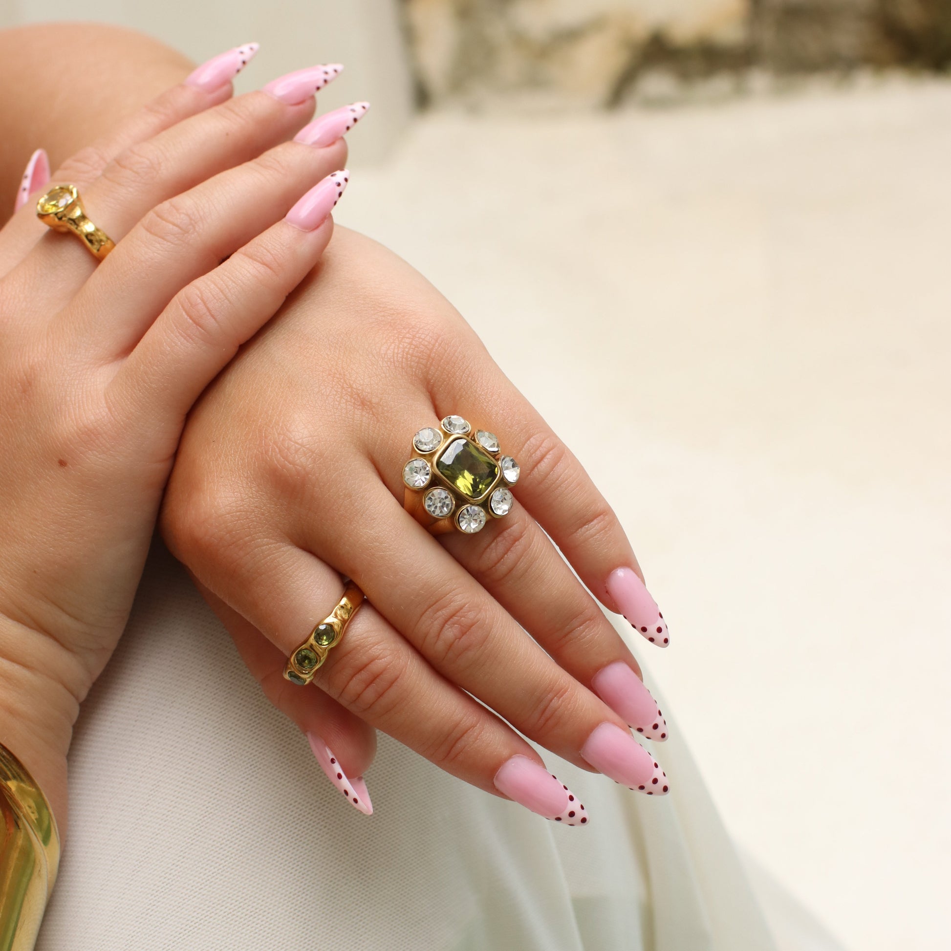 Bague Angélique, bijou en acier inoxydable résistant à l'eau — Rélia Bijoux