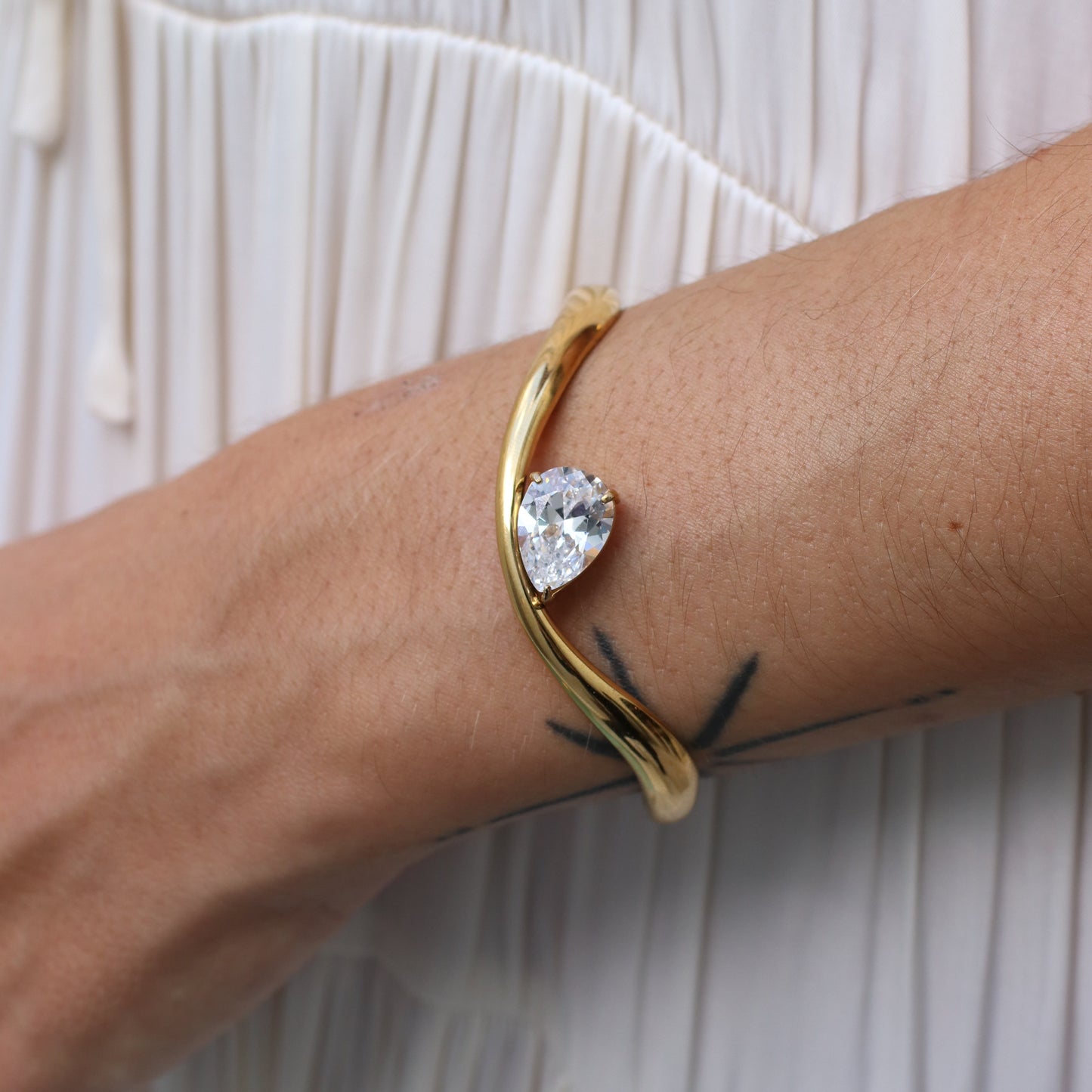 Jonc Adelys — bijou Rélia Bijoux en acier inoxydable