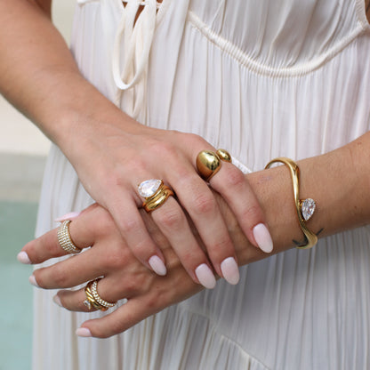 Bague Mariah — bijou Rélia Bijoux en acier inoxydable