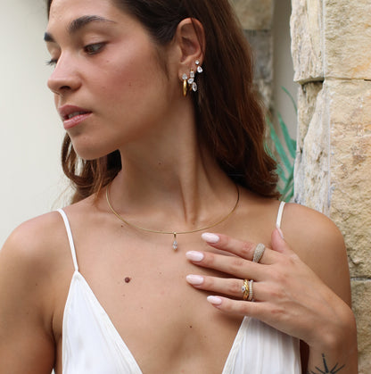 Collier Juliette, bijou en acier inoxydable résistant à l'eau — Rélia Bijoux