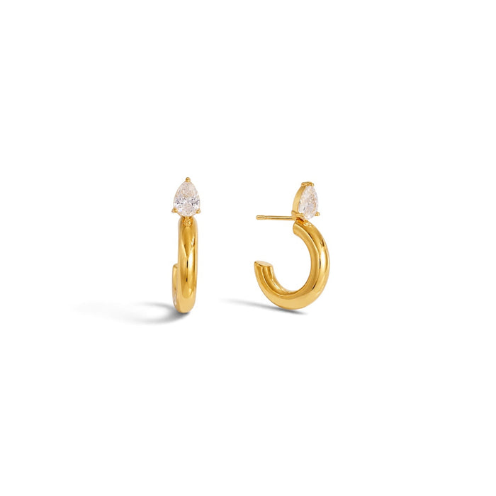 Boucles d'oreilles Isalyne en acier inoxydable — Rélia Bijoux
