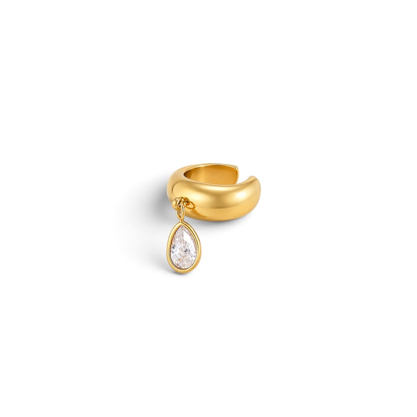 Earcuff Elisabeth en acier inoxydable — Rélia Bijoux