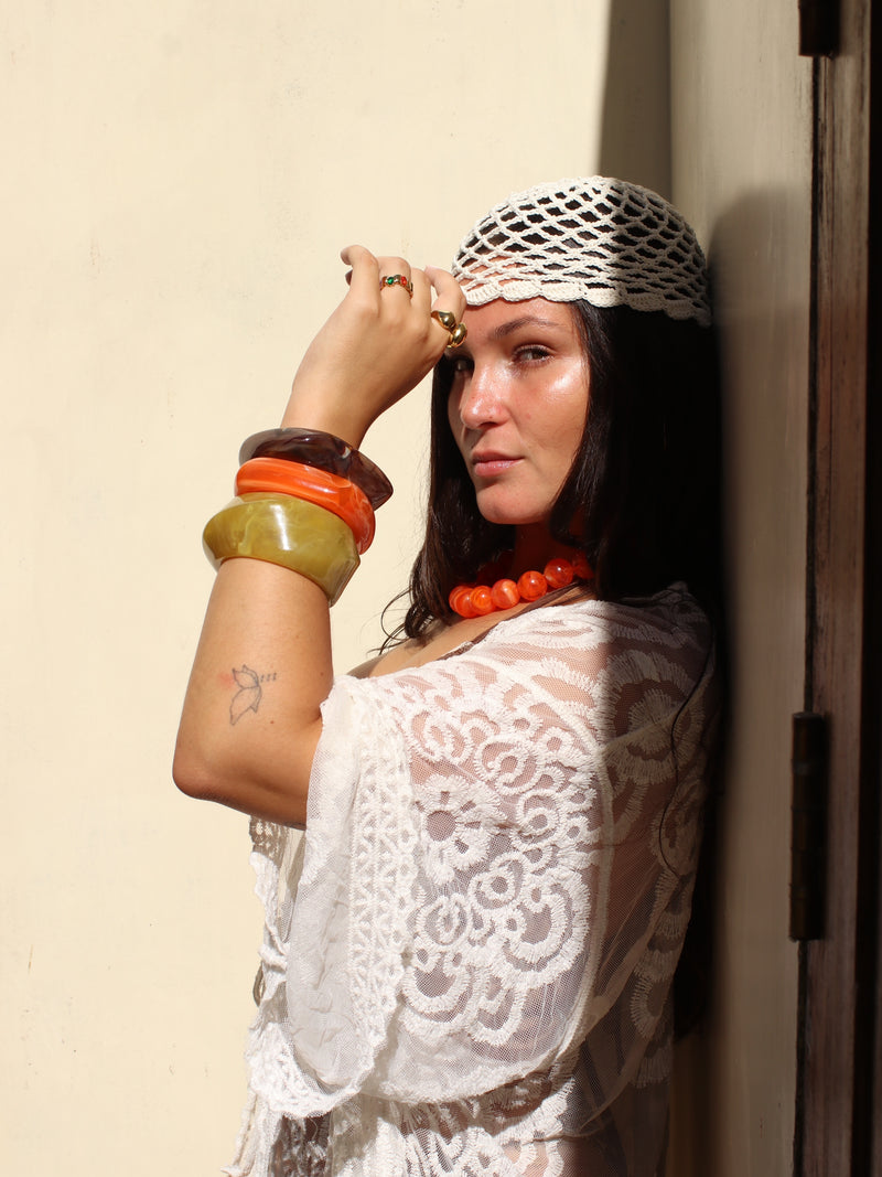 Publication Instagram Rélia Bijoux : joncs Yolande et collier Sonia