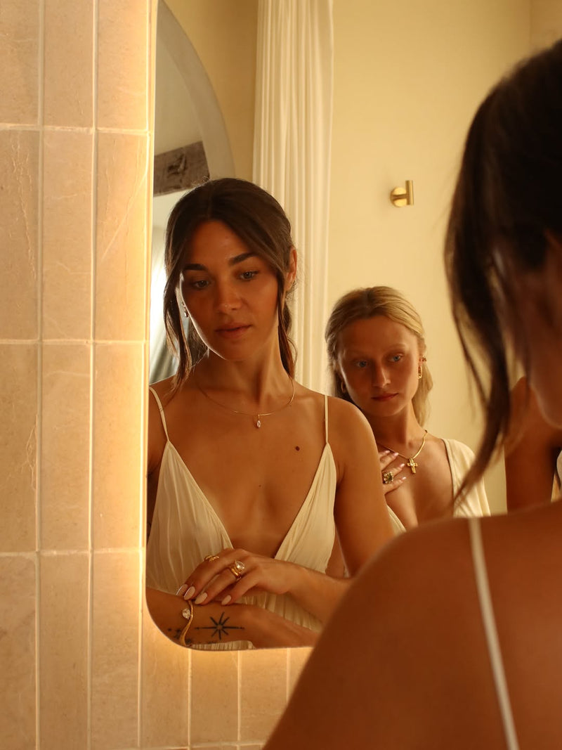 Publication Instagram Rélia Bijoux : collier Juliette et jonc Adelys