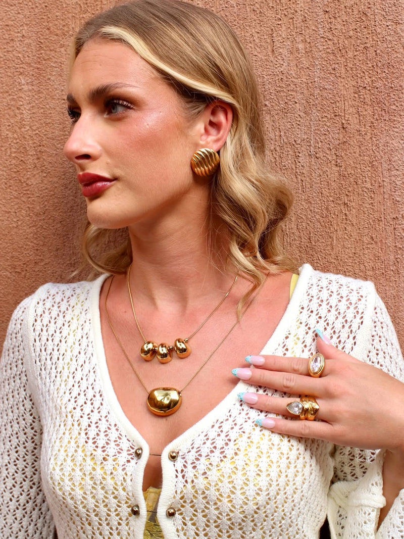 Publication Instagram Rélia Bijoux : collection full doré
